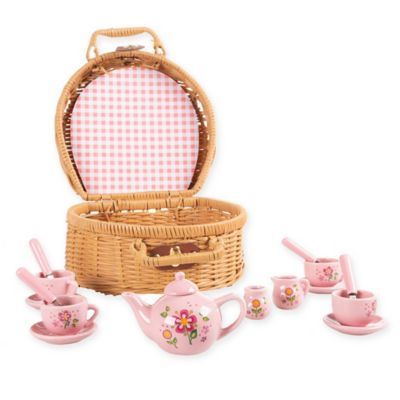 picnic basket tea set