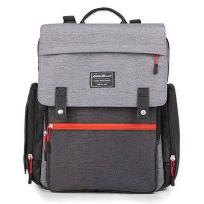 eddie bauer backpack grey tan