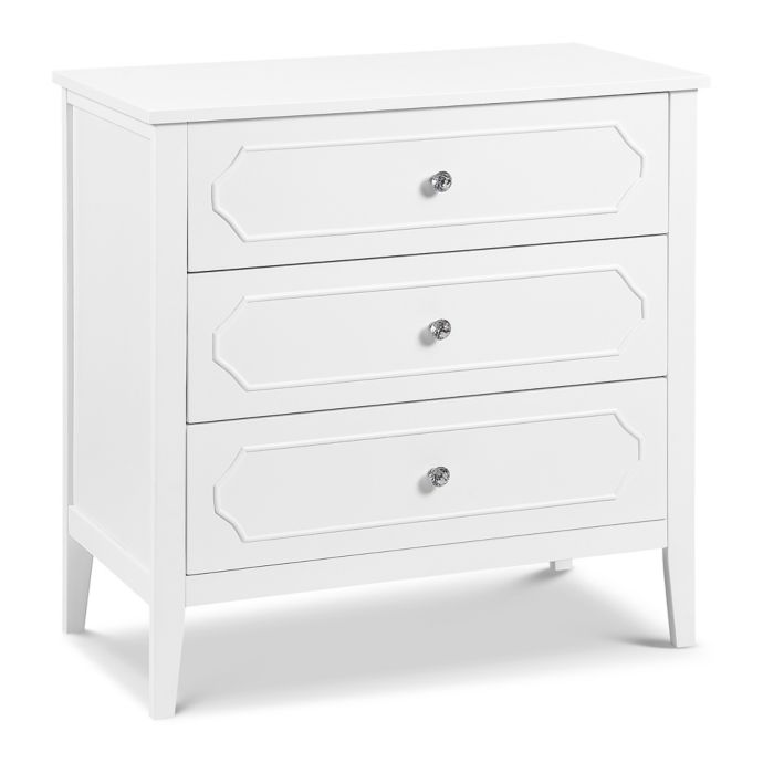 Davinci Poppy Regency 3 Drawer Changer Dresser In White Bed Bath