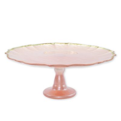 viva by VIETRI Baroque Glass Footed Cake Stand