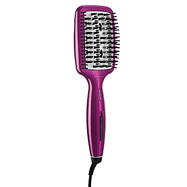 Conair&reg; Infiniti Pro Straightening Paddle Brush in Purple. View a larger version of this product image.