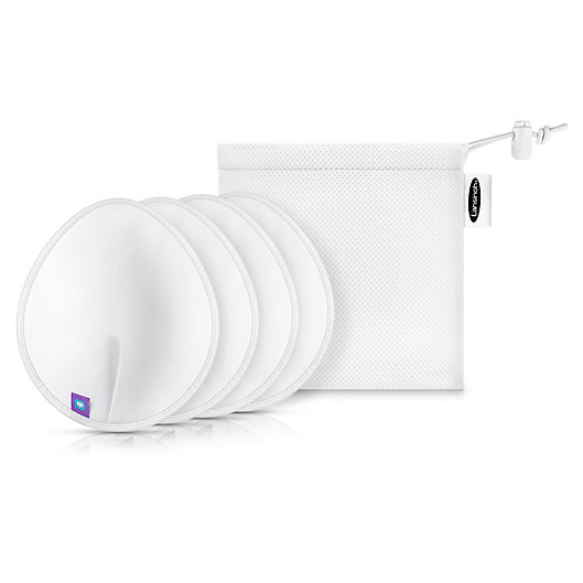 Alternate image 1 for Lansinoh® 4-Pack Washable Nursing Pads in White