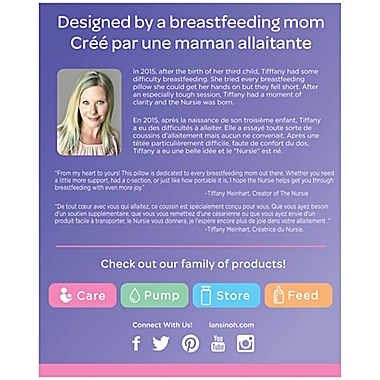 Lansinoh&reg; Nursie Breastfeeding Pillow. View a larger version of this product image.