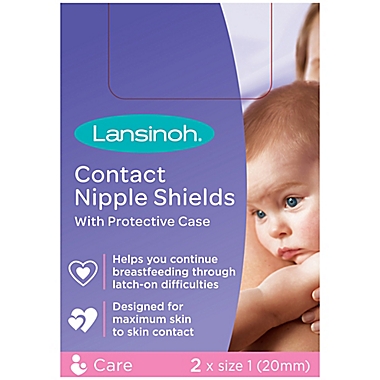 Lansinoh&reg; 2-Pack 20mm Contact Nipple Shields. View a larger version of this product image.