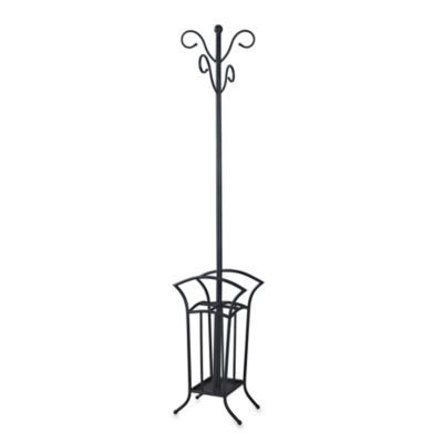 Matte Black Scroll Coat Rack | Bed Bath & Beyond