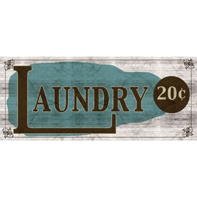 Bungalow Flooring &quot;Laundry 20 Cents &quot; 25-Inch x 60-Inch Runner