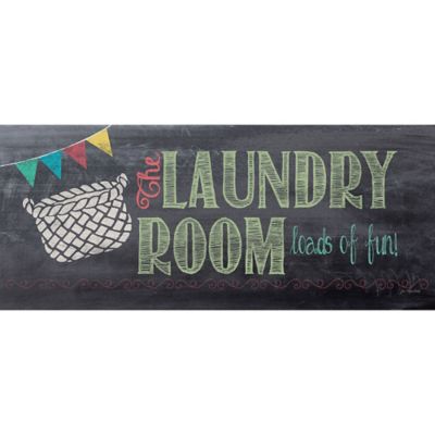 Bungalow Flooring &quot;The Laundry Room. Loads of Fun&quot;  25-Inch x 60-Inch Runner
