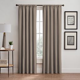 Stellar 63-Inch Rod Pocket/Back Tab Room-Darkening Window Curtain Panel in Blush (Single)