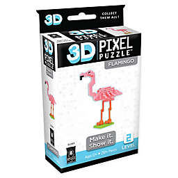 BePuzzled Flamingo 210-Piece 3D Pixel Puzzle
