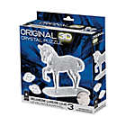 Alternate image 1 for BePuzzled White Horse 98-Piece 3D Crystal Puzzle
