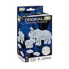 Alternate image 1 for BePuzzled Elephant and Baby 46-Piece 3D Crystal Puzzle