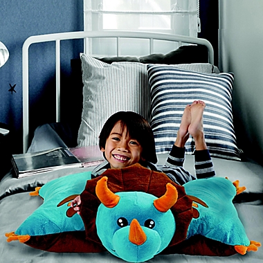Pillow Pets&reg; Jumboz Dinosaur Pillow Pet in Blue. View a larger version of this product image.
