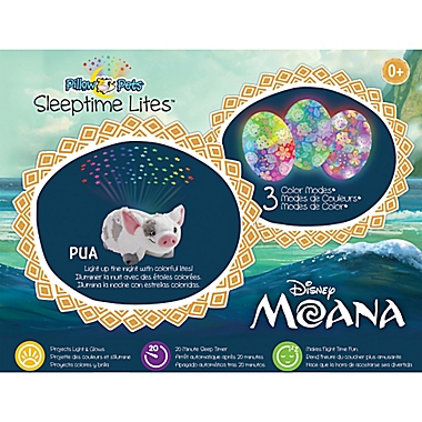Pillow Pets&reg; Disney&reg; Moana Pua Pillow Pet with Sleeptime Lite&trade;. View a larger version of this product image.