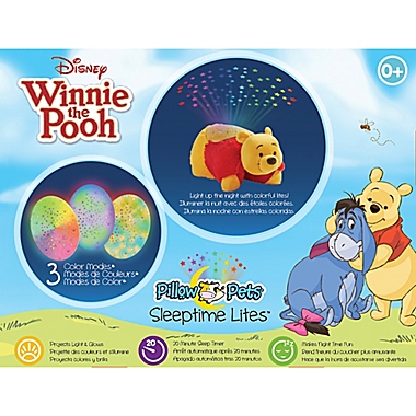 Pillow Pets&reg; Disney&reg; Winnie The Pooh Pillow Pet with Sleeptime Lite&trade;. View a larger version of this product image.