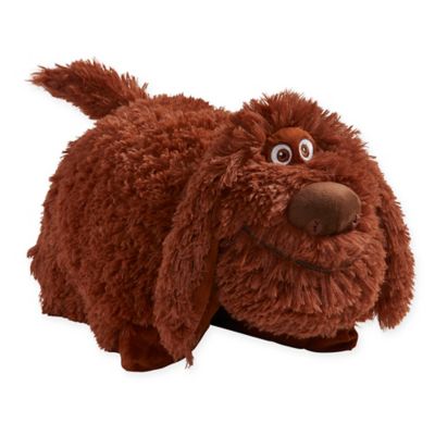 MY PILLOW PETS BROWN DOG size SMALL SLIPPERS TOY PLUSH PUPPY BRAND NEW CUDDLE!! 