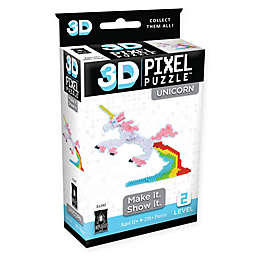BePuzzled Unicorn 270-Piece 3D Pixel Puzzle