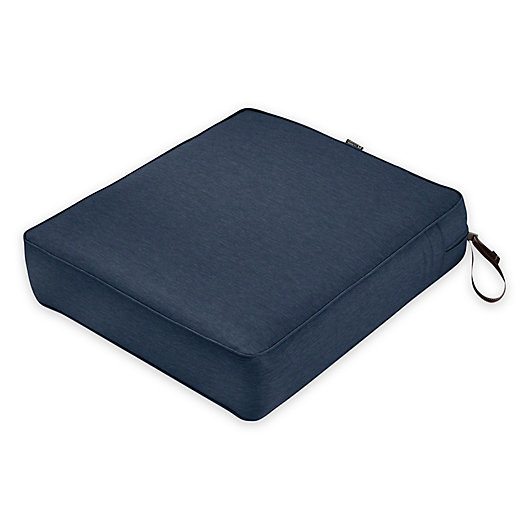 Alternate image 1 for Classic Accessories® Montlake™ FadeSafe 25-Inch x 21-Inch Outdoor Lounge Seat Cushion
