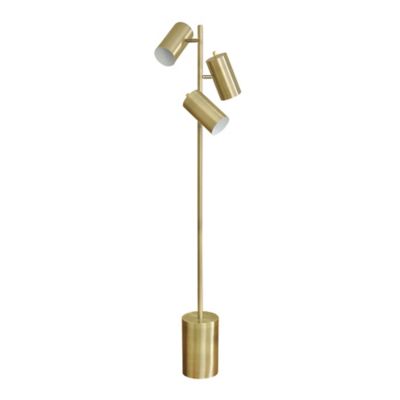 style craft floor lamp with 3 lights