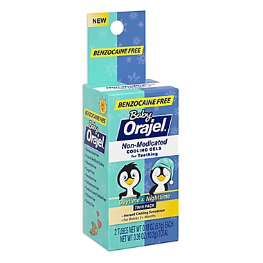Baby Orajel 2-Count Naturals Daytime and Nighttime Teething Gel. View a larger version of this product image.