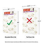 Alternate image 4 for Dream On Me 3-Inch Spring Coil Mini/Portable Crib Mattress in Brown