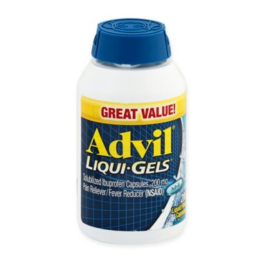 Advil&reg; Liqui-Gels&reg; 200-Count 200 mg Pain Reliever/Fever Reducer. View a larger version of this product image.