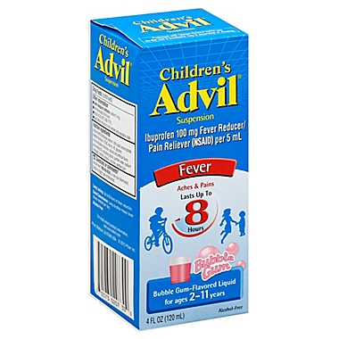 Advil&reg; Children&#39;s 4 fl.oz. Suspension Liquid in Bubblegum. View a larger version of this product image.