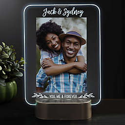 Romantic Couple Personalized Light Up LED Glass Frame
