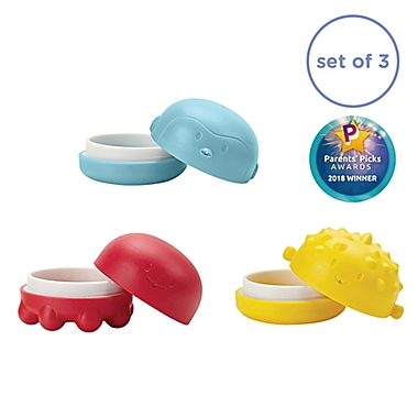 Ubbi&reg; Squeeze Bath Toys (Set of 3). View a larger version of this product image.
