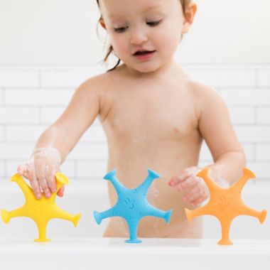 UbbiÂ® Starfish Suction Bath Toys (Set of 3) | Bed Bath & Beyond