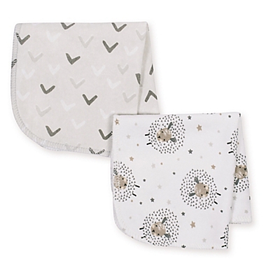 Just Born&reg; 10-Pack Counting Sheep Washcloths in Grey. View a larger version of this product image.