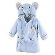 Hudson Baby&reg; Size 0-9M Elephant Terry Bathrobe in Blue