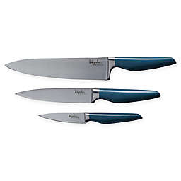 Ayesha Curry™ 3-Piece Japanese Steel Cooking Knife Set in Twilight Teal