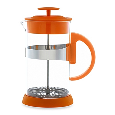 Grosche Zurich French Press in Orange. View a larger version of this product image.