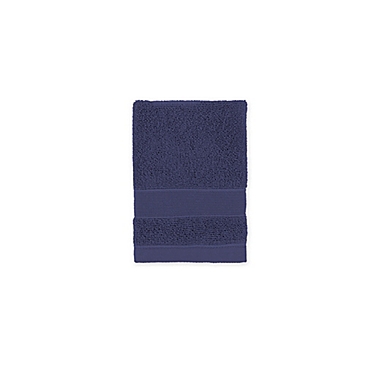 Wamsutta&reg; Classic Turkish Washcloth in Navy. View a larger version of this product image.