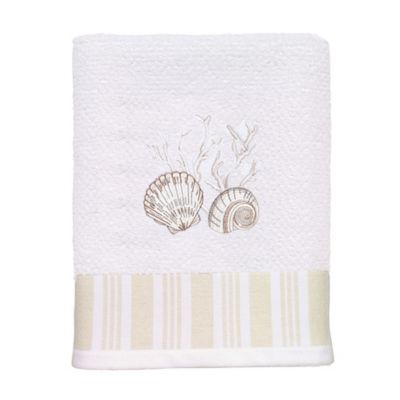 Avanti Destin Hand Towel in White