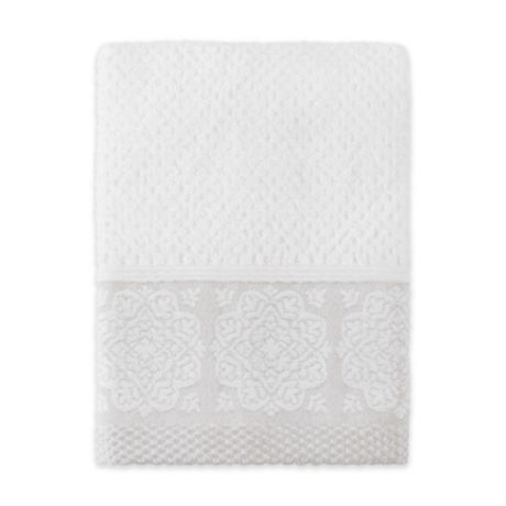 Felicity Fingertip Towel in Grey | Bed Bath & Beyond