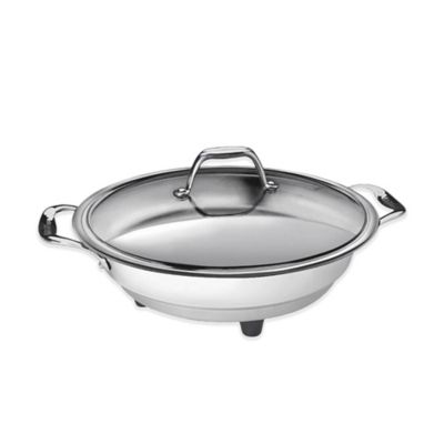 stainless steel electric frying pan