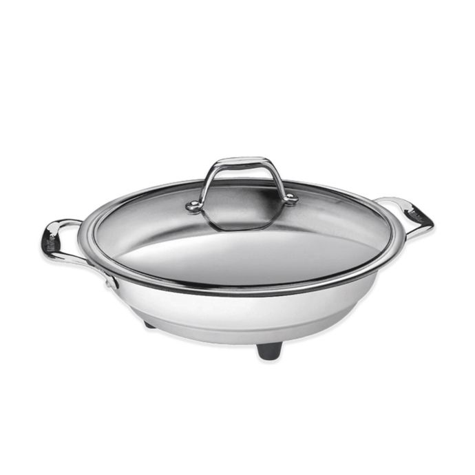 Cucinapro Stainless Steel Interior Electric Skillet Bed