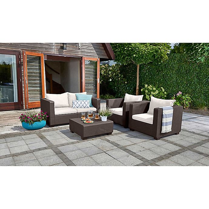 Keter Salta All Weather Outdoor, Outdoor Patio Furniture Bed Bath And Beyond