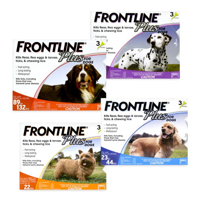FRONTLINE Plus for Dogs (3Pack) Bed Bath and Beyond Canada