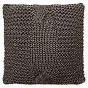French Connection&reg; Luisa Square Throw Pillow in Charcoal