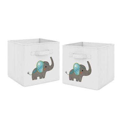 childrens canvas storage boxes