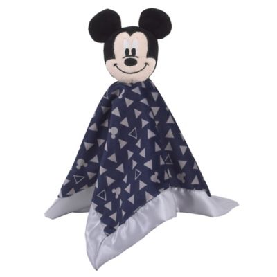 Disney&reg; Mickey Mouse Lovey Security Blanket in Navy