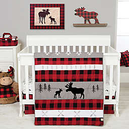 Trend Lab® Lumberjack Moose 3-Piece Crib Bedding Set