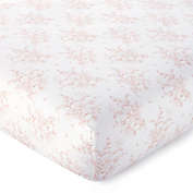Levtex Baby&reg; Heritage Organic Cotton Floral Fitted Crib Sheet in Blush