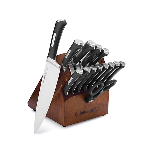 Alternate image 1 for Calphalon® Precision Self-Sharpening 15-Piece Cutlery Set with SharpIN™ Technology