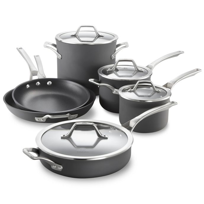 Calphalon® Signature™ Nonstick 10Piece Cookware Set Bed Bath and