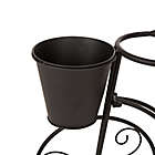 Alternate image 2 for Glitzhome Bicycle Planter in Black