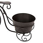 Alternate image 3 for Glitzhome Bicycle Planter in Black