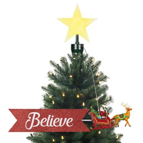 Mr. Christmas® Santa Sleigh Animated Tree Topper | Bed Bath & Beyond